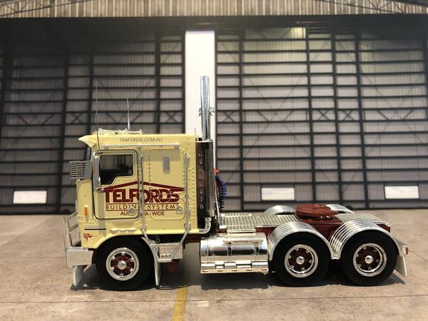 Iconic Replicas 1:50 Scale Model New! Details about   Kenworth K100G Truck Telfords 