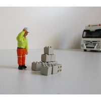 Duha 11600A - Concrete Block - 6 x 6 x 6 mm - 10 Pc