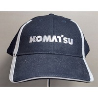CAP3 - Cap - Komatsu - Navy / White