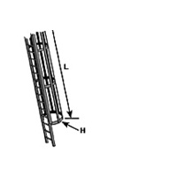 O Gauge Cage Ladder