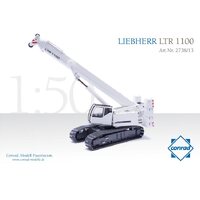 Conrad 2738/13 - Liebherr LTR 1100 Crawler Crane - White