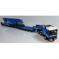 Felbermayr Mercedes Actros with Goldhofer Modular Trailer and Liebherr LT1750 Upper Carriage