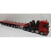 CO70155-02 - MAN TGX XXL w/ 6 Axle Goldhofer SPZ DL6 Trailer - HARTINGER