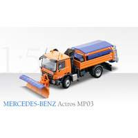 Mercedes Actros 2 Axle with Loading Crane and snow