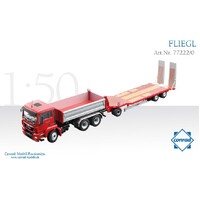 CO77222-0 - MAN TGS w/ 3 Axle Tipper and Low Loader Trailer