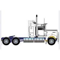 IRW900WB - Kenworth W900 Prime Mover - White / Blue