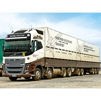 Kiwi-64006 - Volvo FH16-600 Stock Truck & 5-Axle Trailer- Northern Southland Transport