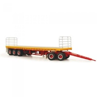 SMS12969 - 1:64 FLAT DECK TRAILER and DOLLY - EXTENSION TO 12031Australian Flat Top Road Train Trailer with Dolly