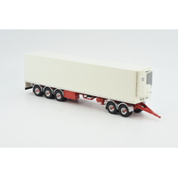 TEK82235 - Australian Reefer Trailer and Dolly - Red Chassis