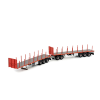 TEK82402 - Road Train Trailer Set with Dolly - Scale 1:50