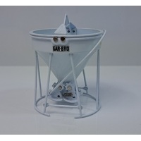 TWH047-01119 - Gar-Bro "R" series Light Weight Round-Gate Concrete Bucket 