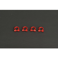 YC637-1 - Shackle Set - (300t) (4 Piece Set) - Red