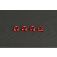 Shackle Set - (300t) (4 Piece Set) - Red