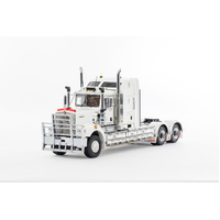 Z01523 - Kenworth C509 w/ Sleeper Cab - White / Black